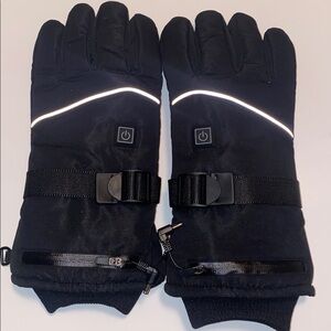 Black Electric Heated Gloves